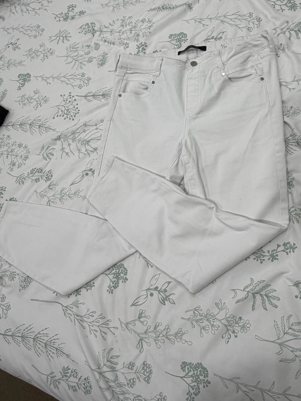 Liverpool White Straight-Leg Women's Jeans